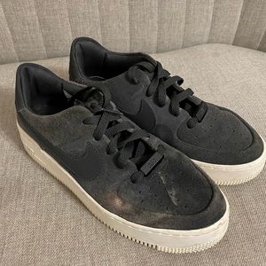 Women’s Gray Air Forces 1